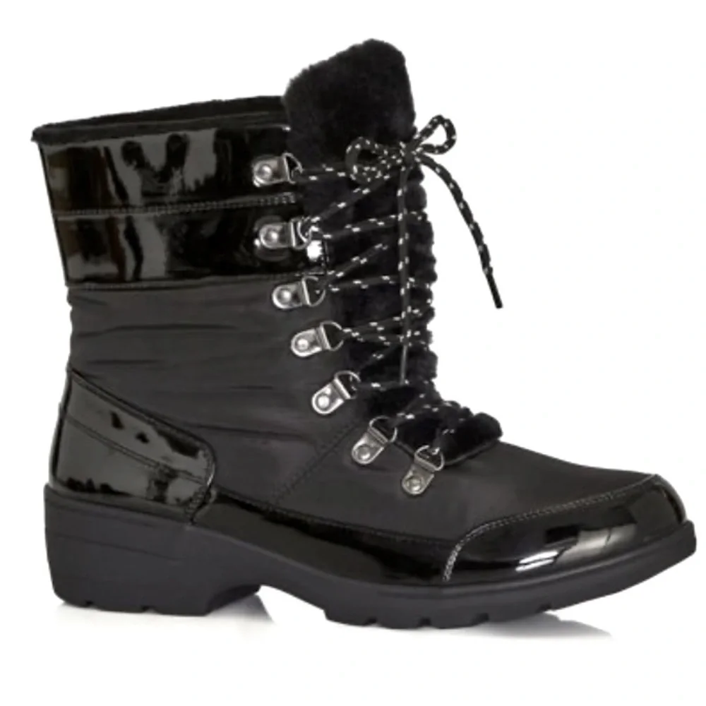 Cloudwalkers 7W-10W Extra Wide Fit Belinda Cold Weather Lace Up Boots (HY08)